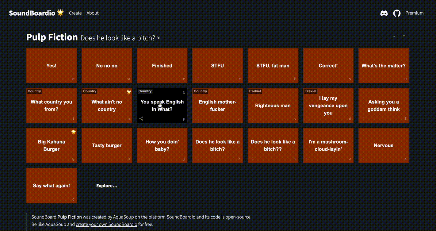 SoundBoardio - homepage